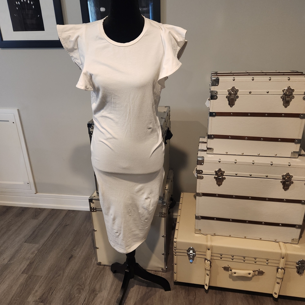 ASOS White Midi Pencil Skirt Cocktail